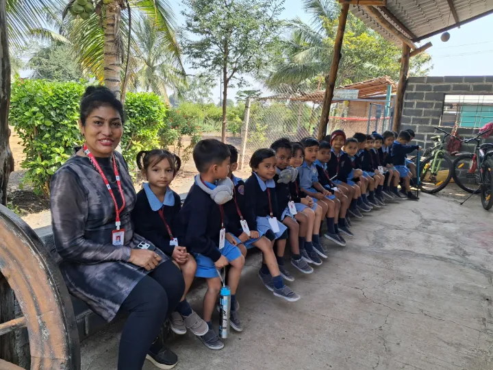 I ♥️ Nisarg Sangit... Enjoying many Activities.... One day picnic.... #NaturalBeauty #onedaypicnic #adventurepark #healthyfood #picnicpointnearbaramati